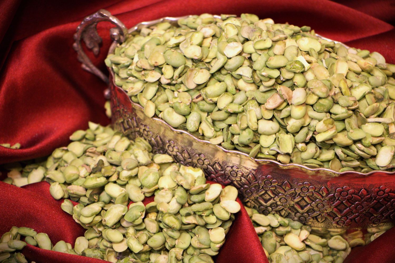 باقالی خشک سبز ریز